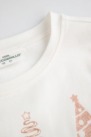 COCCODRILLO kleita, krēmveida, ZC5129101MER-003-098, 98 cm 