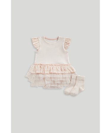 MOTHERCARE apģērbs ar īsām piedurknēm un zeķes, LL810 80 