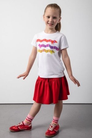 COCCODRILLO svārki ACADEMY GIRL KIDS, sarkans, cm 