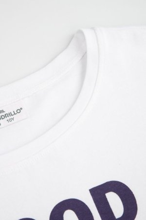 COCCODRILLO t-krekls ar īsam piedurknēm, balti, WC6143205SGJ-001-134, 134 cm 