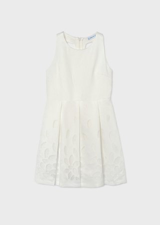 MAYORAL kleita bez piedurknēm, natural, 6.906-61, 152  cm 