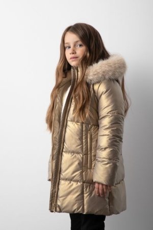 COCCODRILLO jakete OUTERWEAR GIRL KIDS, zelta, ZC5152108OGK-023-110, 110 cm 