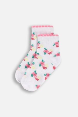 COCCODRILLO zeķes, balti, cm 