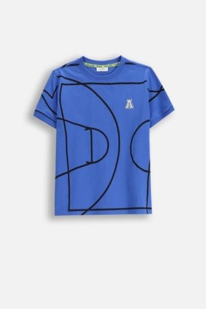 COCCODRILLO t-krekli ACADEMY BOY JUNIOR, zils, cm 