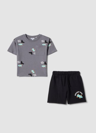 OVS t-krekls ar īsam piedurknēm + šorti, cm, 002574533 