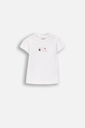 COCCODRILLO t-krekls ar īsam piedurknēm, balti, izmērs 