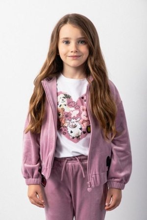 COCCODRILLO džemperis CRAFT PUNK GIRL KIDS, rozā, ZC5132401CGK-033-104, 104 cm