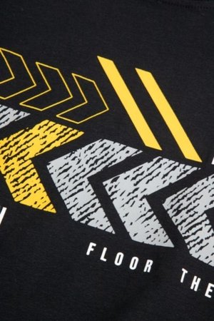 COCCODRILLO t-krekls CITY RACING BOY JUNIOR, melns, cm