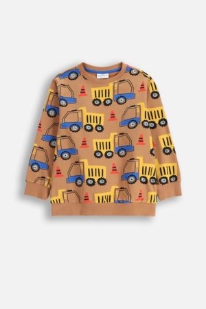 COCCODRILLO džemperis CITY BUILDER BOY KIDS, brūns, cm