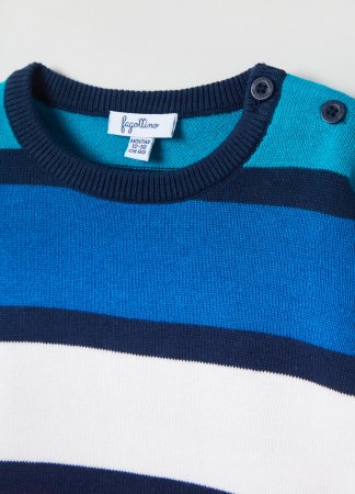 OVS BOY9-36M TRICOT 2H 30-36 MULTICOLOUR STRIPED 001819078 001819078