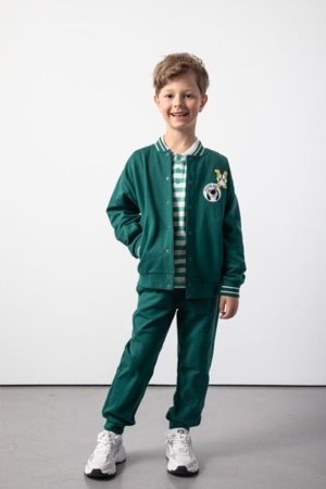 COCCODRILLO džemperis ACADEMY BOY KIDS, zaļš, ZC5132601ABK-011-116, 116 cm 