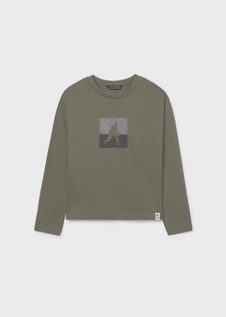 MAYORAL t-krekls ar garām piedurknēm, olive, 7.005-25 