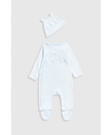 MOTHERCARE zīdaiņu kombinezons, cepure, IF293 74 