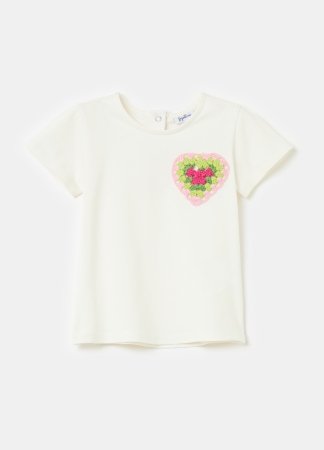 OVS t-krekls ar īsam piedurknēm, balti, , 001986318 