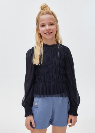 MAYORAL blūze ar garām piedurknēm 8B, dark,  7176-91 7176-91