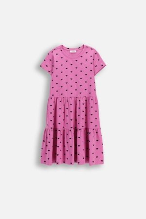 COCCODRILLO kleita ar īsam piedurknēm, rozā, izmērs 