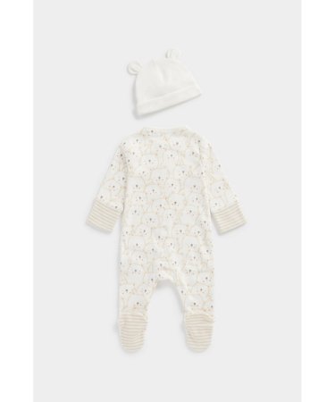MOTHERCARE zīdaiņu kombinezons + bērnu cepure, EB652 623751