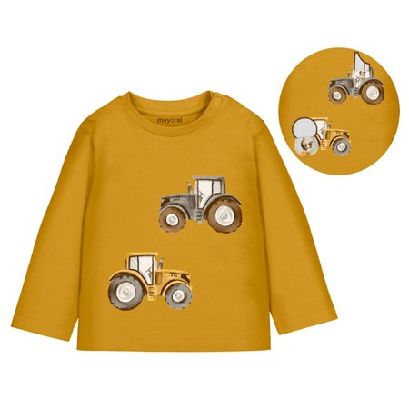 MAYORAL krekls ar garām piedurknēm, mustard, 2.069-40 