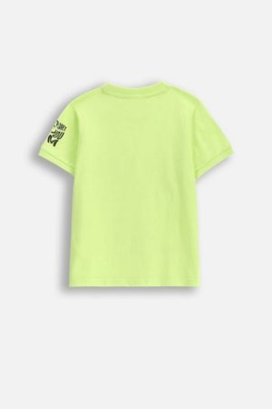 COCCODRILLO krekls ar īsām piedurknēm COSMIC RAVE BOY KIDS, zaļš, WC5143203CBK-030-122, 122 cm 