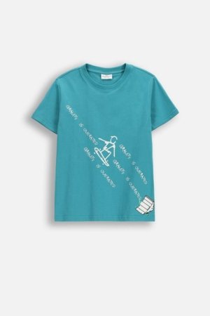 COCCODRILLO t-krekls ar īsam piedurknēm, zali, WC6143204VBA-013-152, 152 izmērs 