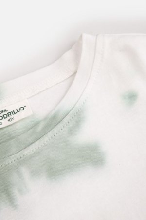 COCCODRILLO t-krekls ar garām piedurknēm, balti, cm 