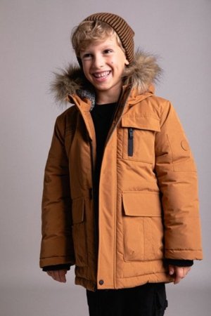 COCCODRILLO jakete OUTERWEAR BOY KIDS, krēmveida, cm
