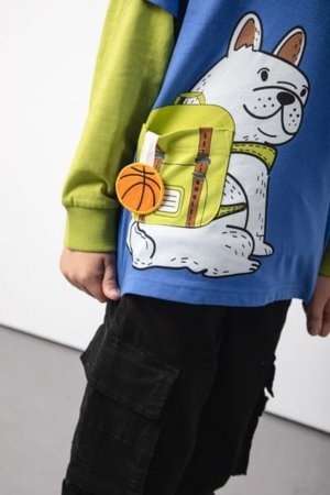 COCCODRILLO t-krekli ACADEMY BOY KIDS, zils, cm 