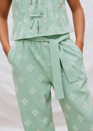 MAYORAL bikses, sage, 6.553-39, 128  cm 