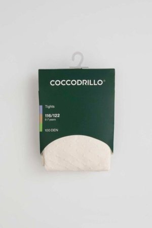 COCCODRILLO zeķubikses TIGHT BAMBOO, krēmveida, ZC5380901TBP-003-080, 80/86 cm