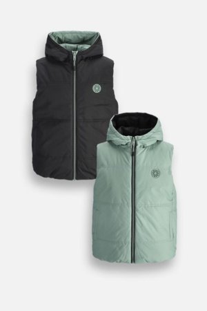 Coccodrillo divpusēja veste, melna, izmērs 