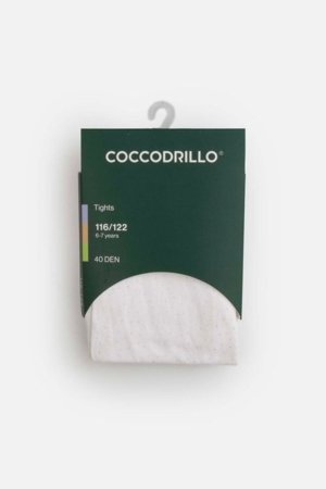 COCCODRILLO zeķubikses, balti, izmērs 