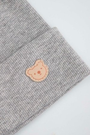 COCCODRILLO cepure, pelēka, XCX364303BAC-019-044, 44 izmērs 