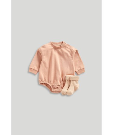 MOTHERCARE apģērbs ar garām piedurknēm un zeķes, LK509 80 