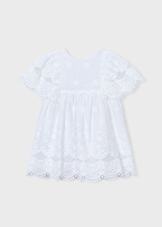 MAYORAL kleita, white, 3.923-81, 122  cm 