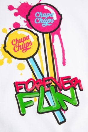 COCCODRILLO krekls ar īsām piedurknēm LICENCE GIRL, balta, WC5143210LGD-001-164, 164 cm 