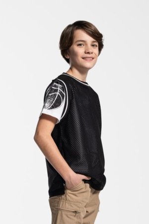 COCCODRILLO krekls ar īsām piedurknēm MONOCHROME BOY JUNIOR, krāsa, WC5143205MBJ-022-164, 164 cm 