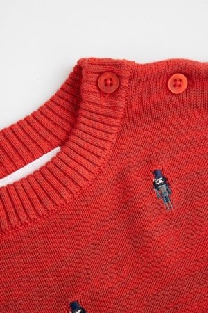 COCCODRILLO megztinis, raudonas, ZC5172101EBB-009-092, 92 cm 