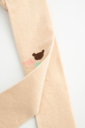 COCCODRILLO zeķubikses TIGHT COTTON COLORFUL, beige, ZC4380210TCC-002-104, 104/110 cm 