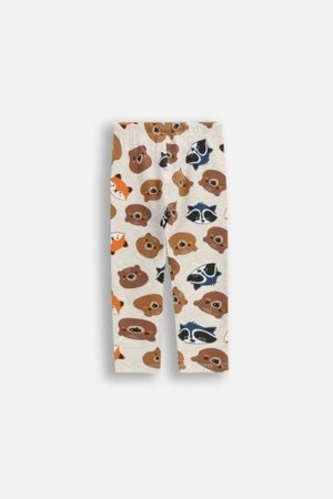 COCCODRILLO legingi FOREST FRIENDS BOY NEWBORN, pelēks, ZC5122102FBN-019-086, 86 cm 