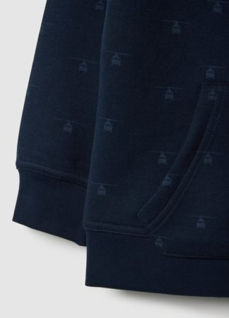 OVS džemperis ar rāvējslēdzēju ar kapuci, 116 cm, 002558437 