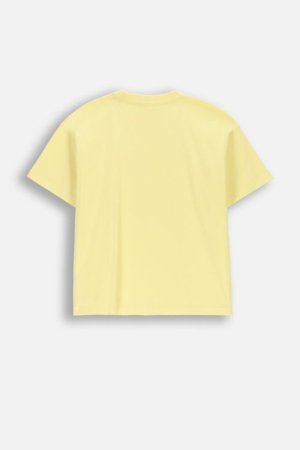 COCCODRILLO t-krekls ar īsam piedurknēm, dzelteni, WC6143201FGJ-004-134, 134 izmērs 