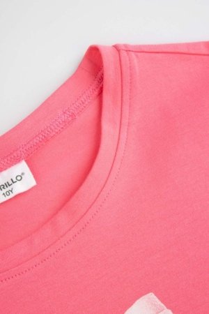 COCCODRILLO t-krekls ar īsam piedurknēm, rozā, WC6143208VGA-007-146, 146 cm 