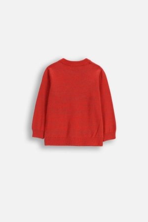 COCCODRILLO megztinis, raudonas, ZC5172101EBB-009-092, 92 cm 