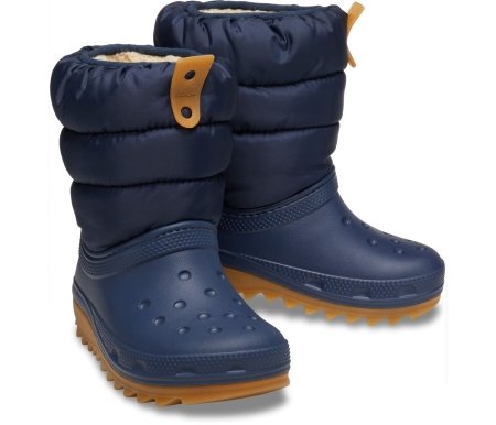 CROCS sniega zābaki, tumši zili, 207684-4PQ, 33,5 izmērs 