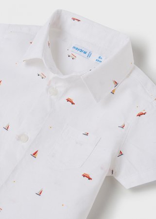 MAYORAL krekls ar īsam piedurknēm 3E, balts, 92 cm, 1114-68 1114-68 9