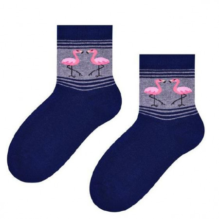 STEVEN Zeķes Flamingo Navy blue 014-290 29-31 014-290 BLUE