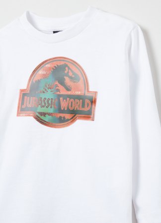 OVS BOY3-10Y T-SHIRT L/S 2H 9-10 WHITE 001894859 