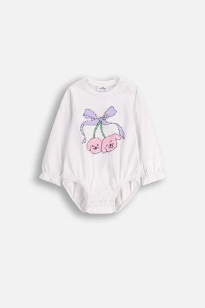 COCCODRILLO smilšu tārtiņš HAPPY PUPPY GIRL NEWBORN, balts, ZC5112103HGN-001-080, 80 cm
