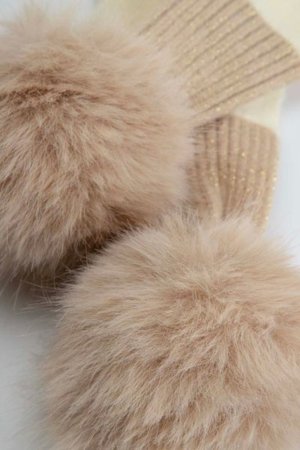 COCCODRILLO šalle ACCESSORIES WINTER GIRL, krēmveida, ZC5369101AWG-002-000 