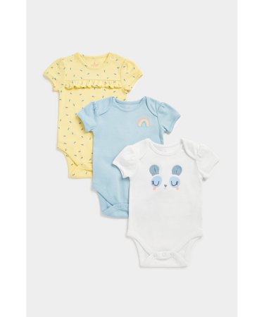 MOTHERCARE bodijs ar īsam piedurknēm, 3 gab., EB492 622650